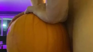 NPC Classic Physique Bodybuilder Johny Thunder fucks a pumpkin
