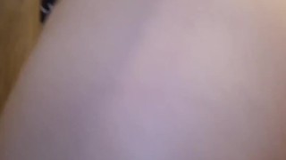 Girl with big ass masturbate outside