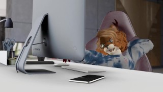 Otter Babe Orders Fuck Robot and gets Fucked Silly - Second Life Yiff