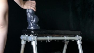Fucking My Ass With Mr Hankey's BFG XXL Dildo / Extreme Anal