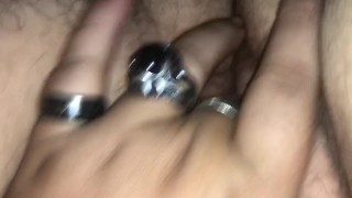 He’s fingering me good