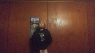 Jerking off by myself having fun with my big meat