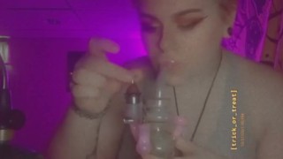 big tit teen takes fat dab 