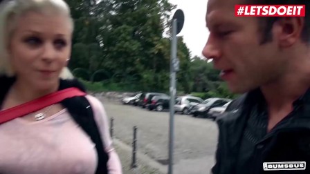 BumsBus - Mia Huge Tits German Slut Takes Big Cock In Rough Car Sex - LETSDOEIT