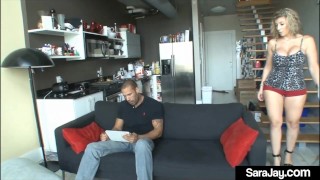 PAWG Pussy Fucked Sara Jay Gets Dicked By A Raging Hard Cock