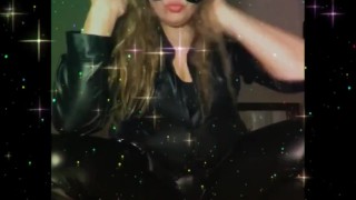 Playing with my new toy in my new uniform.