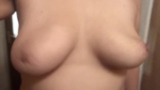 See my tits jump and fly all over the place - they are eager to get fucked