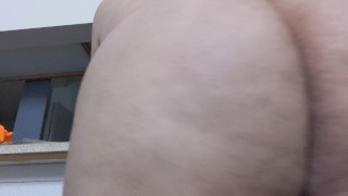 Teasing my fat ass