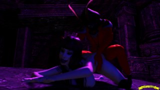 Succubus transformation (Animation 3D SFM Monster Fuck)