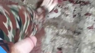 Walking around with dick out