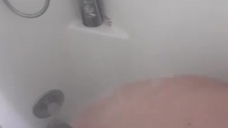 I'm messing around in the shower 