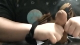 College lesbian can't stop playing with my dick!