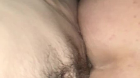 23cm monster cock gets full ass filled with cum! The cum flows out of the ass.