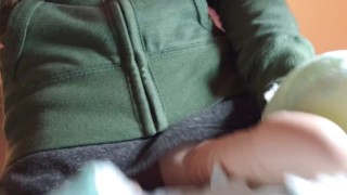 Watch Me Piss My PAMPER You Dirty Fucking Per.vert