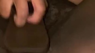 FULL EPIC DOUBLE CUM in mirror with anal toy play. Horny big dick married straight guy cums twice