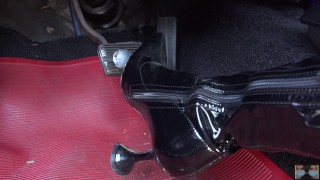 No Panties Pedal Pumping A Chevy Camaro SS 350