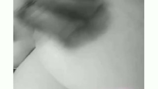 Big titty blonde plays with nipples