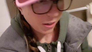 Close Up Winking Asshole While I Piss