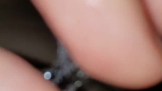 Girl Fingering Her Sticky Pussy And Playing With Her Cum