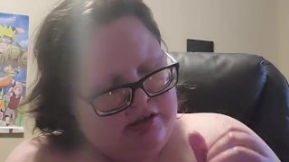 Sucking on my new toy for fun :3