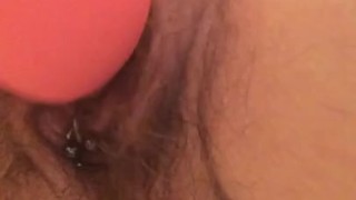 Clit Sucker Toy Mature MILF BBW Hairy Bush Natural