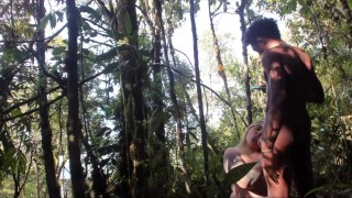 PAWG & 11 INCH BBC SUCKIN' 'N' FUCKIN' IN THE WOODS with @elKonguito