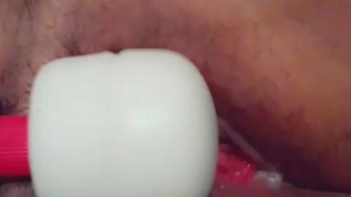 Solo Latina with Massage Wand