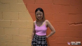 Real Hot Asian Lulu Chu Fucked During Porn Casting