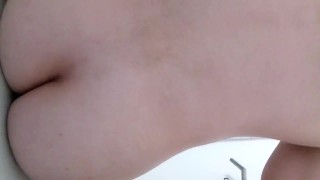 Horny teen 20 yo twink rides GF dildo ep 2