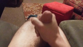Masturbating some hard dick