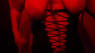 Spanking my tits