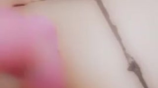 Sexy mami uses toys to play with her pretty pink pussy 