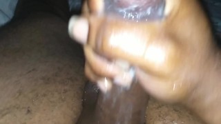 Quick cumshot tease