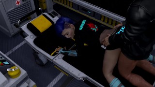 Cyberpunk 2077 ■ V Gets Fucked In Medic Bay ■ Blender SFM With Sound