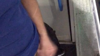 Way too much ALCOHOL, but still trying to get my DICK HARD and JERK OFF on the TRAIN ** PART 1 **