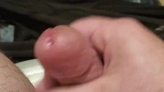 Shooting a big load of cum