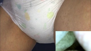 019 おむつを巻き付けてオナニーしたら…もぉ我慢できない…！