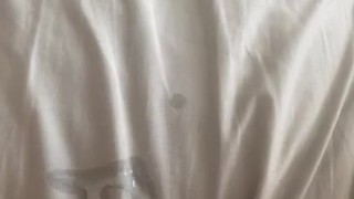 White Boy Jerking Off Huge Cock and Cumming