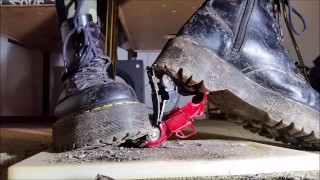 Toycar Crushing with Doc Martens Plateau Boots (Trailer)