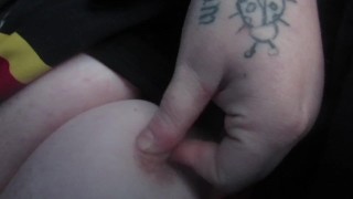 Public Parking Lot Nipple Teaser