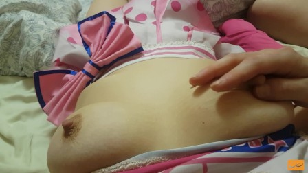 I sucked my cheerleader roommate's nipples - Nico Yazawa Orgasm