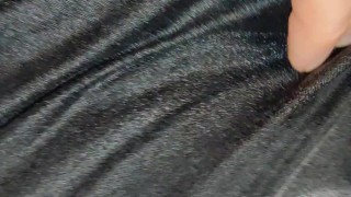 Pissing my Jeans Sitting on the Toilet Bowl