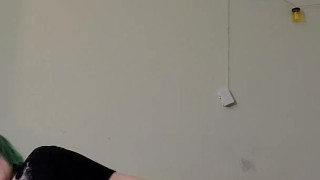 Quick anal fun with dildo