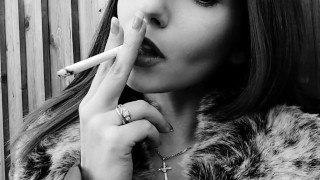 Smoking In My Leather Fur Jacket