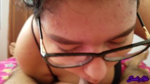 POV Hot chubby anal, cum on her face.