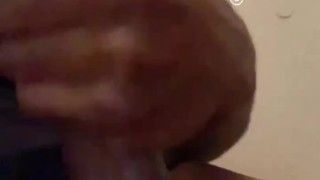 BIG BLACK DICK GETTING JACKED OFF UNTIL IT CUMS @1macmillion