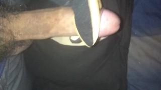 Big/huge Black dick/cock bouncing/masterbation