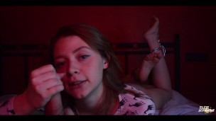 POV blowjob from Amazing teen Girl Wrinkled Soles in Chains - Ellie Dopamine