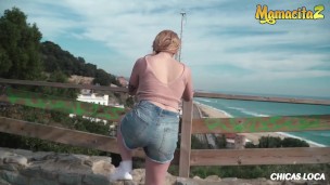 ChicasLoca - Lucia Fernandez Big Natural Tits Spanish Babe Risky Outdoor Public Fuck
