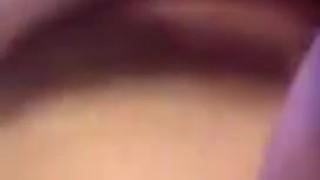Petite girl Super close up playing listen to how wet I get 